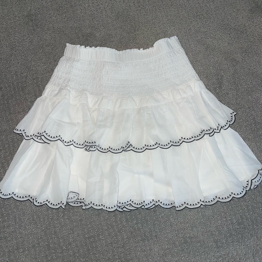 NWT GB girls Black/White ruffle skirt.